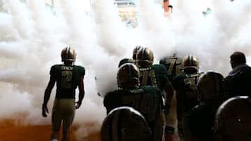 WACO, TX - SEPTEMBER 02: The Baylor Bears enter the field before a game against the Northwestern State Demons at McLane Stadium on September 2, 2016 in Waco, Texas. (Photo by Ronald Martinez/Getty Images)