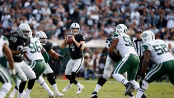 OAKLAND, CA - NOVEMBER 01: Derek Carr