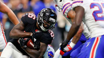 ATLANTA, GA - OCTOBER 01: Tevin Coleman