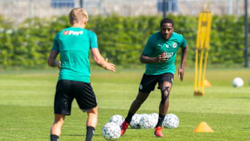GRONINGEN, NETHERLANDS - MAY 8: Deyovaisio Zeefuik of FC Groningen during the first training session of FC Groningen following the coronavirus lockdown on May 8, 2020 in Groningen, Netherlands. (Photo by Andre Weening/BSR Agency/Getty Images)