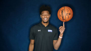CHICAGO, IL - MAY 14: Cam Reddish poses for a portrait at the 2019 NBA Draft Combine on May 14, 2019 at the Chicago Hilton in Chicago, Illinois. NOTE TO USER: User expressly acknowledges and agrees that, by downloading and/or using this photograph, user is consenting to the terms and conditions of the Getty Images License Agreement. Mandatory Copyright Notice: Copyright 2019 NBAE (Photo by David Sherman/NBAE via Getty Images)