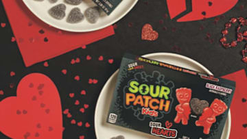 Black Raspberry Sour Patch Kids Sour Hearts, photo provided by Sour Patch Kids