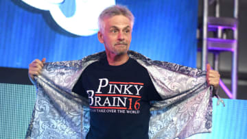 MOUNTAIN VIEW, CA - JUNE 25: Rob Paulsen voice of "Pinky" of Pinky and the Brain attends a Animaniacs panel during the ID10T Festival at Shoreline Amphitheatre on June 25, 2017 in Mountain View, California. (Photo by Tim Mosenfelder/Getty Images)
