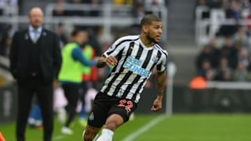 NEWCASTLE UPON TYNE, ENGLAND - APRIL 06: DeAndre Yedlin of Newcastle United (22) controls the ball during the Premier League match between Newcastle United and Crystal Palace at St. James Park on April 06, 2019 in Newcastle upon Tyne, United Kingdom. (Photo by Serena Taylor/Newcastle United)