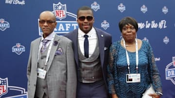Apr 28, 2016; Chicago, IL, USA; Reggie Ragland (Alabama) arrives on the red carpet before the 2016 NFL Draft at Auditorium Theatre. Mandatory Credit: Kamil Krzaczynski-USA TODAY Sports