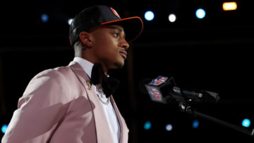 Patrick Surtain II, Denver Broncos, Alabama Crimson Tide. (Photo by Gregory Shamus/Getty Images)