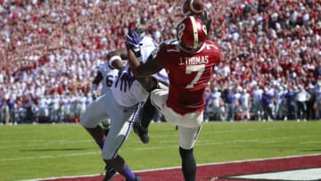 NORMAN, OK - OCTOBER 15: Cornerback Jordan Thomas