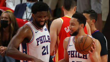 Joel Embiid, Ben Simmons, Sixers (Photo by Kevin C. Cox/Getty Images)