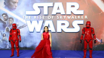 LONDON, ENGLAND - DECEMBER 18: Kelly Marie Tran attends the "Star Wars: The Rise of Skywalker" European Premiere at Cineworld Leicester Square on December 18, 2019 in London, England. (Photo by Tristan Fewings/Getty Images)
