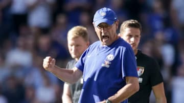 LONDON, ENGLAND - SEPTEMBER 01: Chelsea manager Maurizio Sarri after his sides 2-0 win during the Premier League match between Chelsea FC and AFC Bournemouth at Stamford Bridge on September 1, 2018 in London, United Kingdom. (Photo by AFC Bournemouth/AFC Bournemouth via Getty Images)
