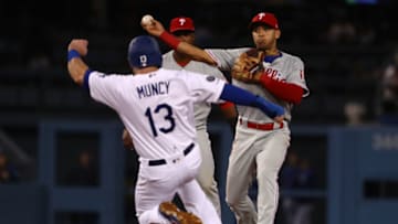 The Dodgers took two of three from Philadelphia in NL simulation, but still lost ground to Arizona. (Photo by Victor Decolongon/Getty Images)