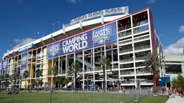 ORLANDO, FL - SEPTEMBER 01: General view of the stadium prior to the game between the Alabama Crimson Tide and Louisville Cardinals at Camping World Stadium on September 1, 2018 in Orlando, Florida. (Photo by Joe Robbins/Getty Images)