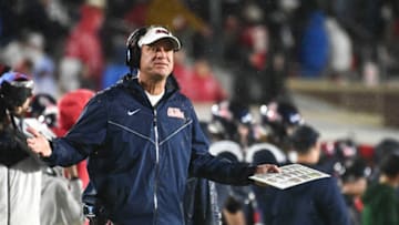 Fox Sports analyst Tim Brando was roasted for his take on Lane Kiffin leaving Ole Miss for Auburn football during the Egg Bowl Mandatory Credit: Matt Bush-USA TODAY Sports