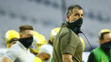 Mario Cristobal Mandatory Credit: Patrick Breen-Arizona RepublicNcaa Football Oregon At Iowa State