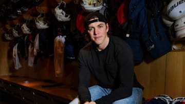 ARLINGTON, VA - OCTOBER 31:Washington Capitals right wing T.J. Oshie poses for a portrait in the team's dressing room after practice at Kettler Capitals Iceplex on Tuesday, October 31, 2017. (Photo by Toni L. Sandys/The Washington Post via Getty Images)
