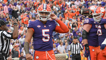 Auburn football is on a short list of D.J. Uiagalelei transfer portal destinations for Clemson's starting quarterback the last two seasons Mandatory Credit: Ken Ruinard-USA TODAY Sports