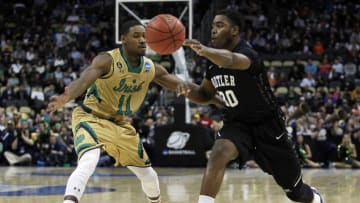PITTSBURGH, PA - MARCH 21: Kelan Martin #30 of the Butler Bulldogs plays against the Notre Dame Fighting Irish during the third round of the 2015 NCAA Men's Basketball Tournament at Consol Energy Center on March 21, 2015 in Pittsburgh, Pennsylvania. (Photo by Justin K. Aller/Getty Images)