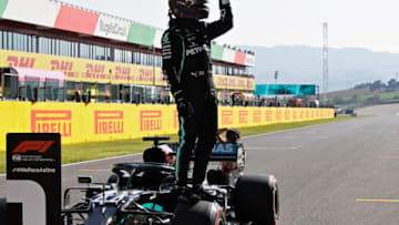 Lewis Hamilton, Mercedes, Formula 1 (Photo by Luca Bruno - Pool/Getty Images)