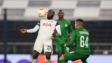 LONDON, ENGLAND - NOVEMBER 26: Tottenham Hotspur's Tanguy Ndombele (Photo by Ashley Western/MB Media/Getty Images)