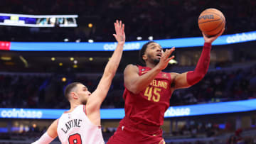 Zach LaVine, Donovan Mitchell, Chicago Bulls (Photo by Michael Reaves/Getty Images)