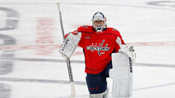 Hunter Shepard, Washington Capitals Mandatory Credit: Geoff Burke-USA TODAY Sports