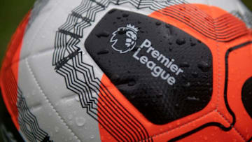 WHICHFORD, ENGLAND - APRIL 17: Nike Premier League Strike Football photographed on April 23, 2020 in Whichford, Warwickshire, United Kingdom. No Premier League matches have been played since March 9th due to the Coronavirus Covid-19 pandemic. (Photo by VISIONHAUS)