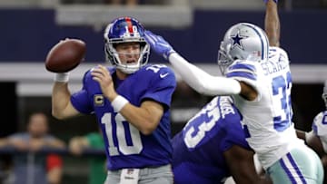 ARLINGTON, TX - SEPTEMBER 11: Eli Manning