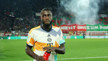Bayern Munich defender Dayot Upamecano will return early from vacation to be part of the training camp in Doha. (Photo by Alexander Hassenstein/Getty Images)