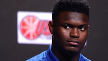 Atlanta Hawks, Zion Williamson (Photo by Mike Lawrie/Getty Images)