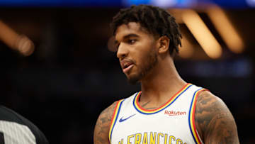 MINNEAPOLIS, MINNESOTA - NOVEMBER 08: Marquese Chriss #32 of the Golden State Warriors looks on during the game against the Minnesota Timberwolves at Target Center on November 8, 2019 in Minneapolis, Minnesota. NOTE TO USER: User expressly acknowledges and agrees that, by downloading and or using this Photograph, user is consenting to the terms and conditions of the Getty Images License Agreement (Photo by Hannah Foslien/Getty Images)