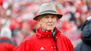 MADISON, WI - NOVEMBER 18: Former Wisconsin Athletic Director Pat Richter during a Big Ten college football game between the University of Wisconsin Badgers and the University Michigan Wolverines on November 18, 2017 at Camp Randall Stadium in Madison, WI. (Photo by Lawrence Iles/Icon Sportswire via Getty Images)