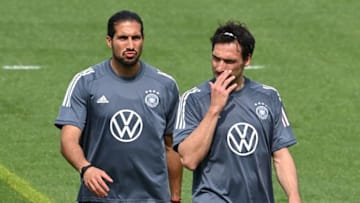 Emre Can and Mats Hummels will go up against France on Tuesday (Photo by CHRISTOF STACHE/AFP via Getty Images)