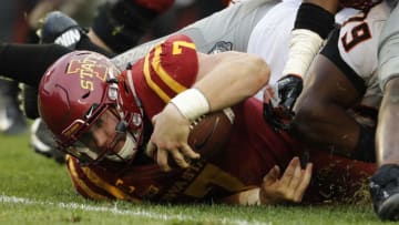 AMES, IA - NOVEMBER 11: Quarterback Joel Lanning