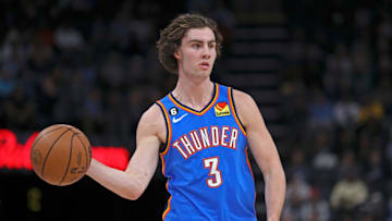 Josh Giddey #3 of the Oklahoma City Thunder (Photo by Justin Ford/Getty Images)