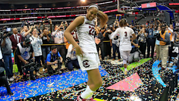A'ja Wilson #22 of the South Carolina Gamecocks. (Photo by Ron Jenkins/Getty Images)