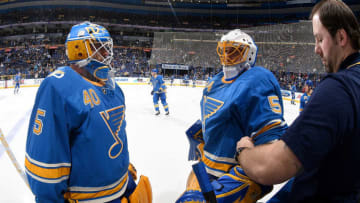 ST. LOUIS, MO - FEBRUARY 2: Carter Hutton