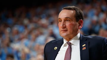 Duke basketball, Coach K (Photo by Peyton Williams/UNC/Getty Images)