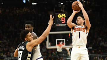 Phoenix Suns Devin Booker (Photo by Stacy Revere/Getty Images)