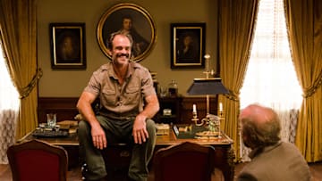 Simon (Steven Ogg) and Gregory (Xander Berkeley) in Episode 5Photo by Gene Page/AMC