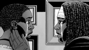 Elodie and Michonne - The Walking Dead issue 177 - Image Comics and Skybound