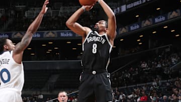 Brooklyn Nets Spencer Dinwiddie. Mandatory Copyright Notice: Copyright 2018 NBAE (Photo by Nathaniel S. Butler/NBAE via Getty Images)