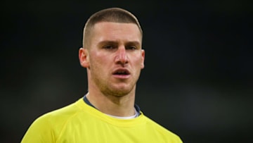 NEWCASTLE UPON TYNE, ENGLAND - FEBRUARY 20: Sam Johnstone of Aston Villa during the Sky Bet Championship match between Newcastle United and Aston Villa at St James' Park on February 20, 2017 in Newcastle upon Tyne, England. (Photo by Robbie Jay Barratt - AMA/Getty Images)