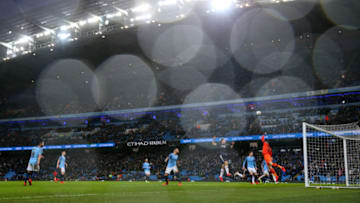 MANCHESTER, ENGLAND - JANUARY 26: General view during the FA Cup Fourth Round match between Manchester City and Burnley at Etihad Stadium on January 26, 2019 in Manchester, United Kingdom. (Photo by Alex Livesey/Getty Images)