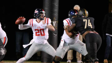 NASHVILLE, TN - NOVEMBER 19: Quarterback Shea Patterson