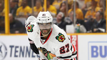 NASHVILLE, TN - APRIL 17: Johnny Oduya