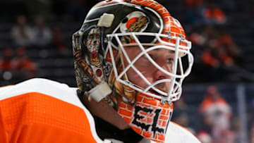 PHILADELPHIA, PA - DECEMBER 19: Brian Elliott #37 of the Philadelphia Flyers (Photo by Mitchell Leff/Getty Images)