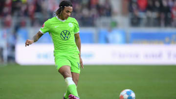 Kevin Mbabu of VfL Wolfsburg (Photo by Christian Kaspar-Bartke/Getty Images)