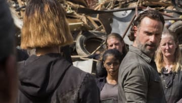 Andrew Lincoln as Rick Grimes - The Walking Dead _ Season 7, Episode 10 - Photo Credit: Gene Page/AMC