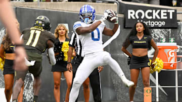 BYU transfer portal wide receiver Kody Epps could be a multi-year investment for Auburn football according to Auburn Daily's Andrew Stefaniak Mandatory Credit: Troy Wayrynen-USA TODAY Sports