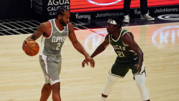 Jrue Holiday, Kawhi Leonard, Chicago Bulls Mandatory Credit: Gary A. Vasquez-USA TODAY Sports